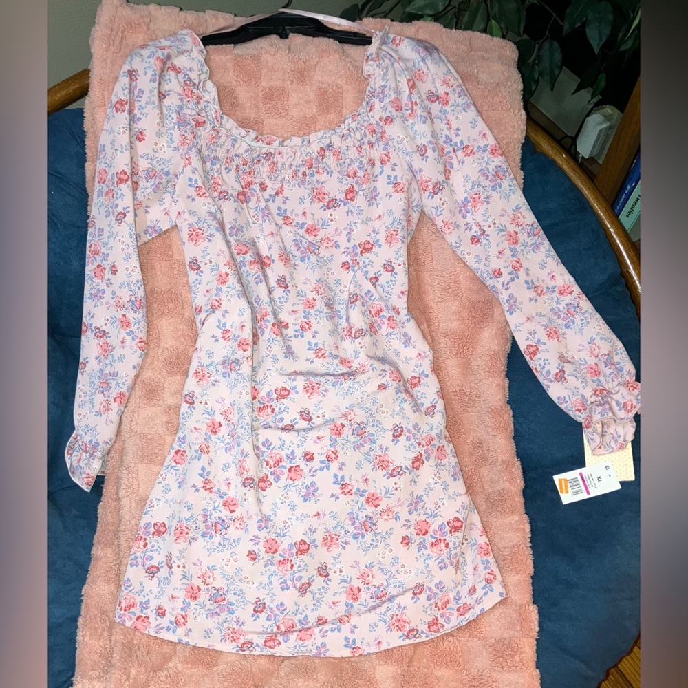 BeBop Pink Floral Dress
